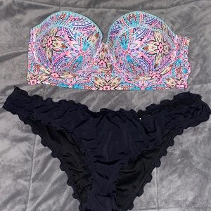 shade & shore bikini set 36c/large